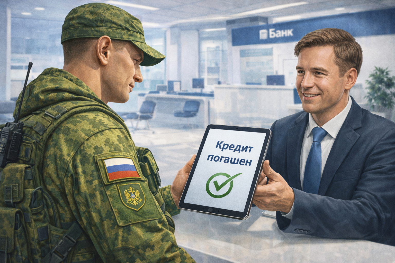 Списание кредитов и кредитные каникулы для участников СВО