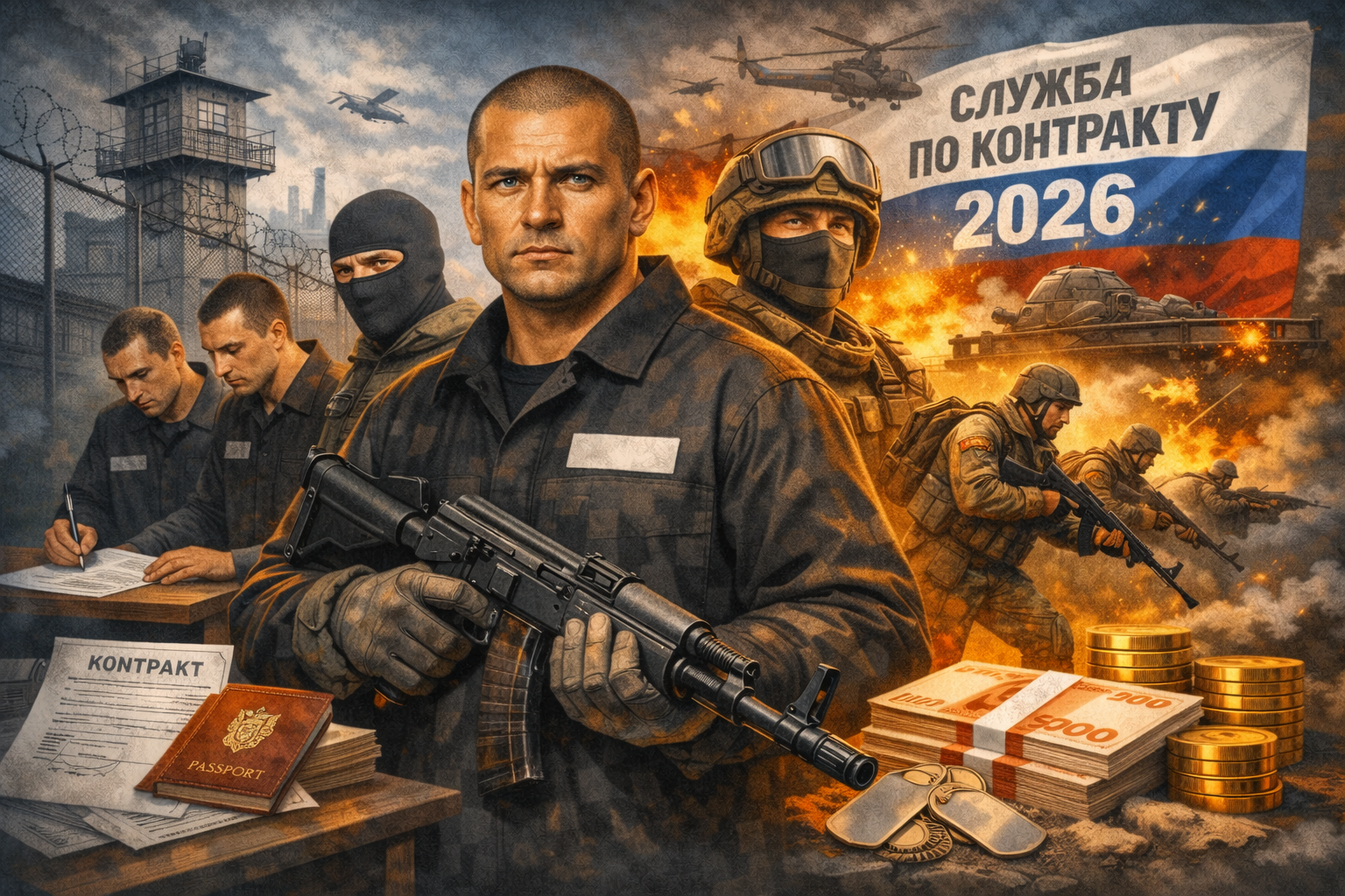Контракт на СВО для заключённых в 2026 году: условия, сроки, выплаты и порядок направления