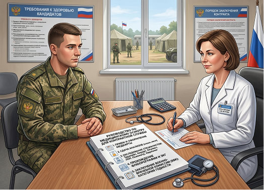 Медицинская комиссия для контракта СВО: как пройти и что проверяют