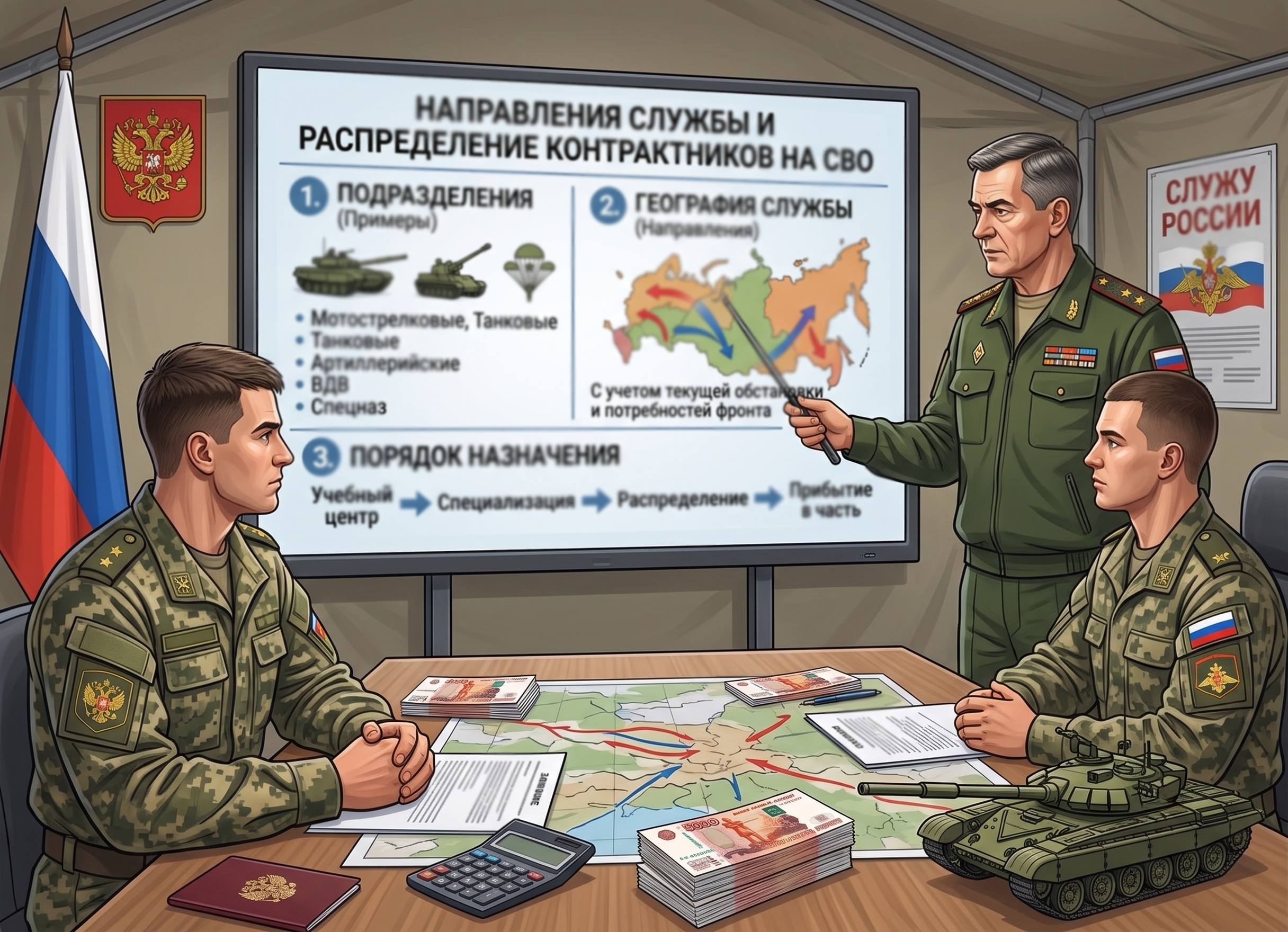 Куда направляют по контракту на СВО в 2026 году: как проходит распределение