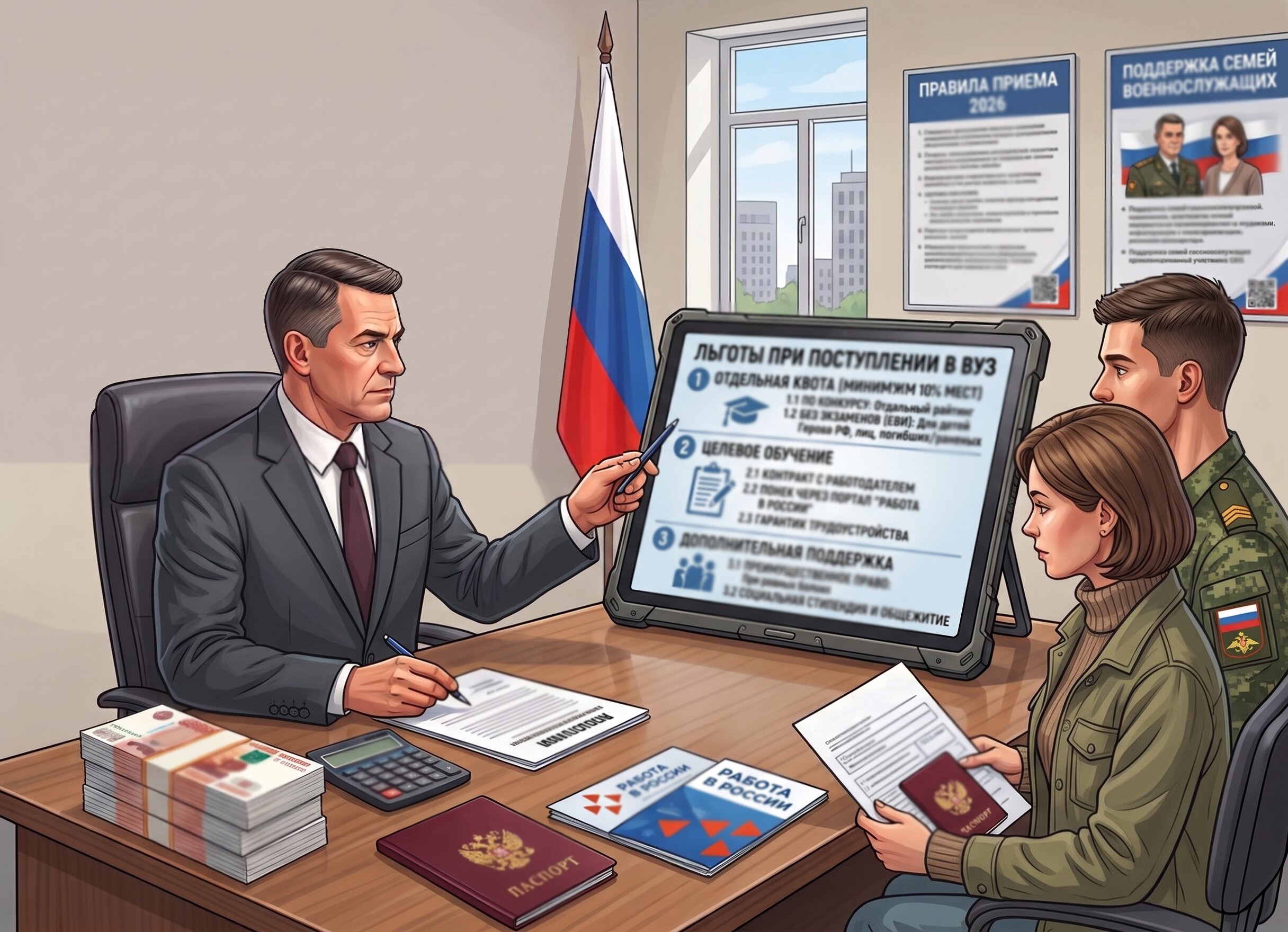 Целевое обучение и льготы при поступлении в вуз для детей контрактников в 2026 году